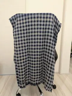 LOUIS VUITTON 青白グラデーションストール ルイヴィトン