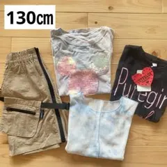 130㎝　女の子　夏服まとめ売り　Tシャツ　スカート　GAP GU …