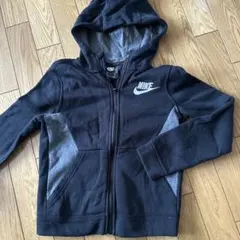 Nike フード付きパーカー S 黒/グレー