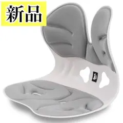 新品✨ 姿勢矯正椅子 カーブルチェア 骨盤サポート 腰痛対策 猫背 グレー 軽量