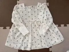 ハート柄 長袖カットソー 100cm トップス