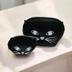 ローリーズファーム 黒ねこ親子ポーチのサムネイル
