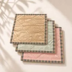 バーバリー　タオルハンカチ　ミニテリー　3色　３枚セット　（新品未使用品）