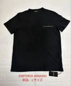 EMPORIO ARMANI エンポリオアルマーニ 半袖ブランドTシャツ L黒
