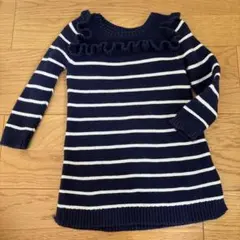 baby GAP ストライプニットワンピース