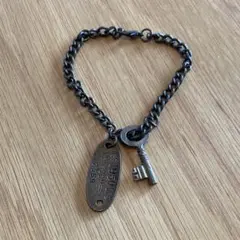 ヴィンテージ風 鍵型キーホルダー