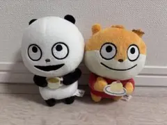 にしむらゆうじ作品 カバンに付けられるぬいぐるみごきげんぱんだの三