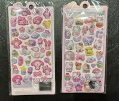 夜光　ボンボンドロップシール　サンリオ 2種セット