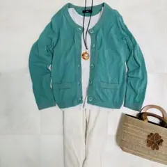 イネド✨１枚プレゼント✨ベーシックデザインニットラメカーディガン＋サマーニット