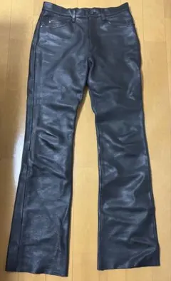 本革　Harley-Davidson レザーパンツ ブラックのサムネイル