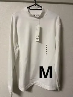 ユニクロU ブラッシュドモックネックTシャツ