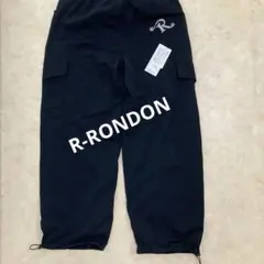 ゆーたん様　専用　　　R-RONDON ストーン付きロゴ ブラックカーゴパンツのサムネイル