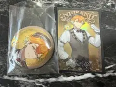 にじさんじ 缶バッジビスケット ウエハース 宇佐美リト 2点