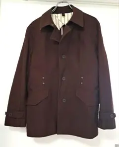 23区HOMME　 ブラウン ステンカラーコートサイズ48オンワード