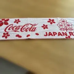Coca-Cola JAPAN RUGBY フェイスタオル　　高級水タオルのサムネイル