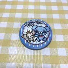 ナルミヤキャラクターズ　刺繍バッジビスケット ポンポネット