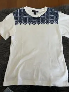 LOUIS VUITTON 刺繍 チェーン Tシャツ ホワイト XSのサムネイル