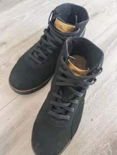 NIKE ＺＯＯＭ スエード ハイカットスニーカー ブラック