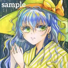 【手描きイラスト】創作 オリジナル 原画 アナログ