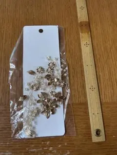 ゴールド 花 ヘッドドレス