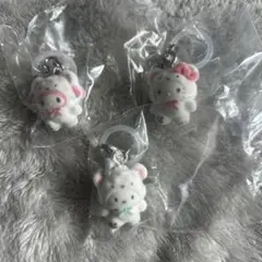 サンリオ めじるしアクセサリー ふわふわスノー　キティ　マイメロ　ポチャッコ
