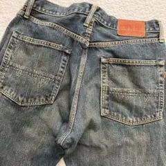 EDWIN 505 ワイドレッグデニム ダークブルー32x34 Lサイズ