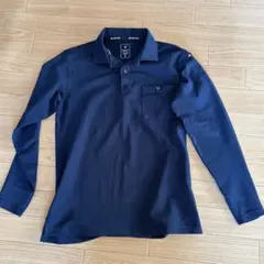 Burtle 長袖ポロシャツ ネイビー