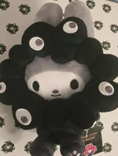 黒ミャクミャク サンリオ マイメロ なりきり カラビナ付きぬいぐるみ