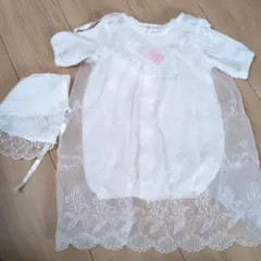 ホワイト セレモニースーツ 帽子付き