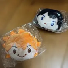 ハイキュー 日向翔陽＆影山飛雄 ぬいぐるみ前髪クリップ　ガチャ
