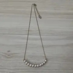 パールとクリスタルのネックレス