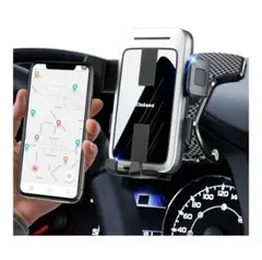 クリップ式 車載 車 スマホホルダー 360度回転 取り付け簡単 転落防止