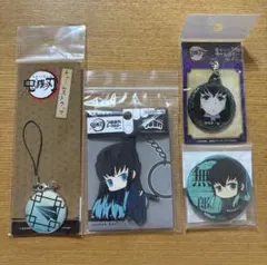 鬼滅の刃 時透無一郎 キーホルダー ストラップ 缶バッジ