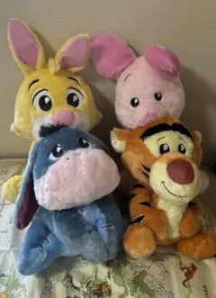 最安値 Disney くまのプーさん ぬいぐるみ 4体セット まとめ売り　限定品