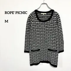 ROPE' PICNICニットワンピース M 38膝丈 日本製　d287