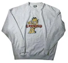 Garfield フロッキープリント クルーネックスウェット