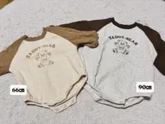 ベビーロンパース2点set