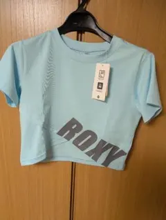 ROXY クロップド丈 半袖Tシャツ ライトブルーのサムネイル