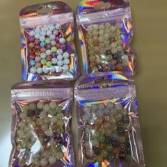 星模様8ミリアクリルビーズセット