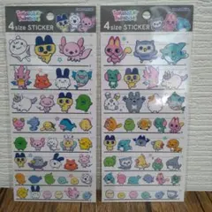 Tamagotchi Paradise 4サイズシール2枚セット