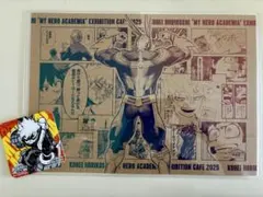 緑谷出久 爆豪勝己 オールマイト ヒロアカ展 特典ランチョンマット コースター