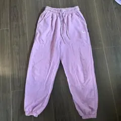 ライトパープル ジョガーパンツ　レディース