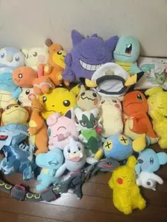 新品未使用】ポケモン ぬいぐるみ マスコットセット まとめうり 32点