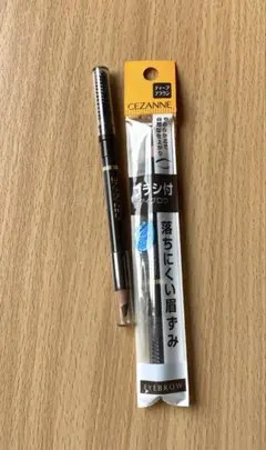 セザンヌ　ブラシ付き　アイブロウ　ナチュラルブラウン　ディープブラウン　バラ不可のサムネイル