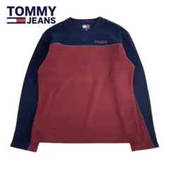 01M685◯ TOMMY JEANS フリース スウェット トレーナー S
