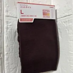 新品／ユニクロ　HEATTECH ニットタイツ Lサイズ