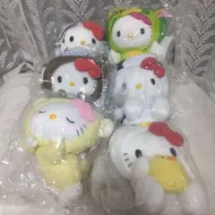 ヤクルト　キティちゃん干支ぬいぐるみ　まとめ売り6体　ハローキティちゃん