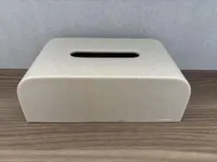 ideaco ティッシュケース　ソフトパック　ストーンサンドホワイト