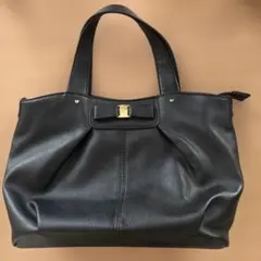 バッグ ブラック リボンモチーフ 未使用