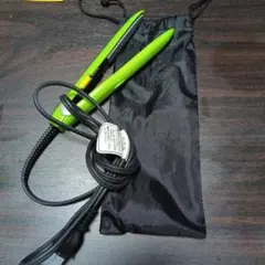 TESCOM ストレートヘアアイロン 緑色 収納袋付き